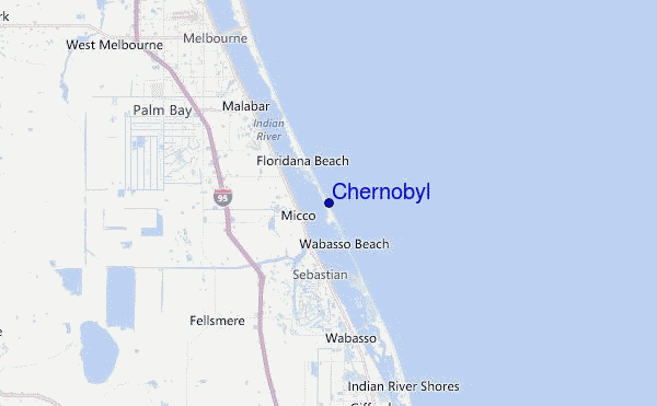 Chernobyl Location Map