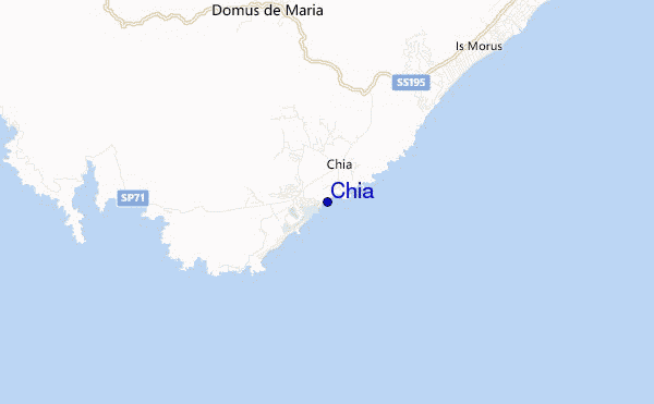 carte de localisation de Chia