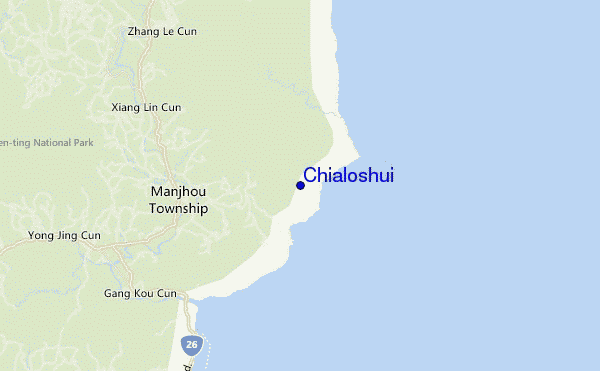 carte de localisation de Chialoshui