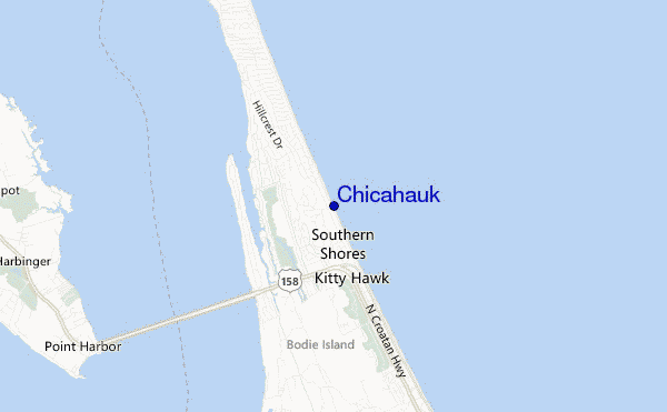 carte de localisation de Chicahauk