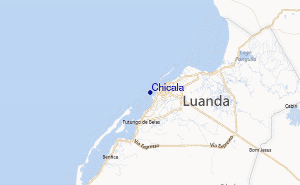 Chicala Location Map