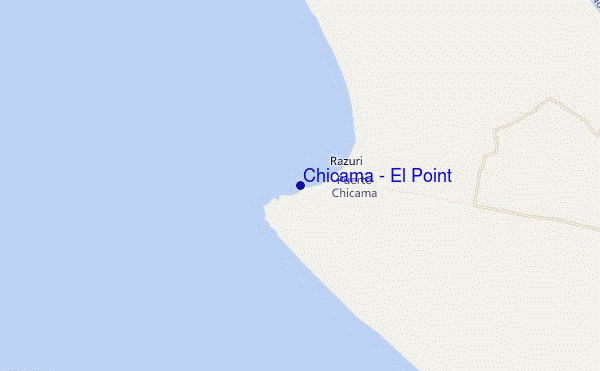 carte de localisation de Chicama - El Point