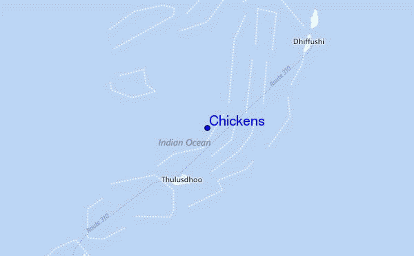 carte de localisation de Chickens