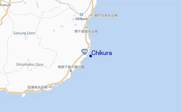 carte de localisation de Chikura
