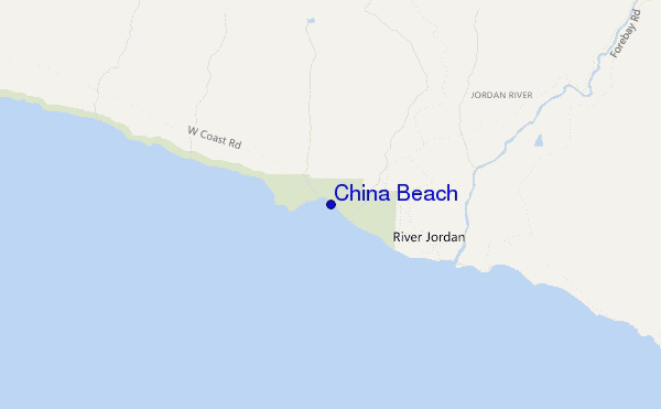 carte de localisation de China Beach