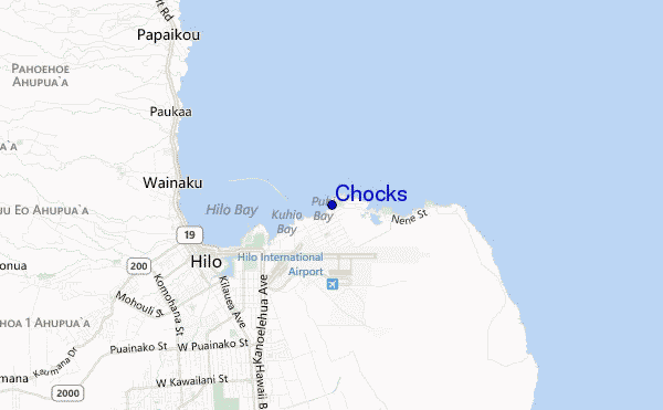 carte de localisation de Chocks