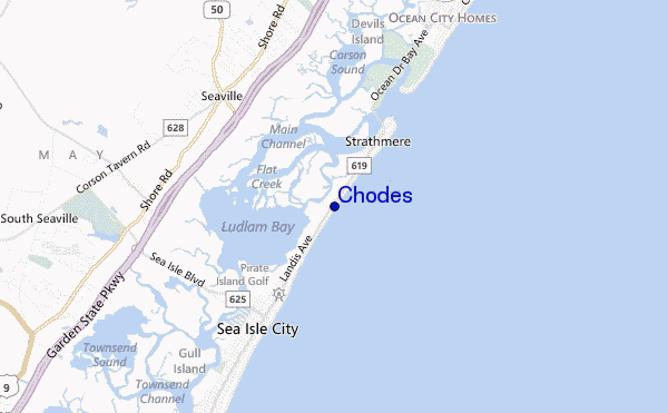 carte de localisation de Chodes