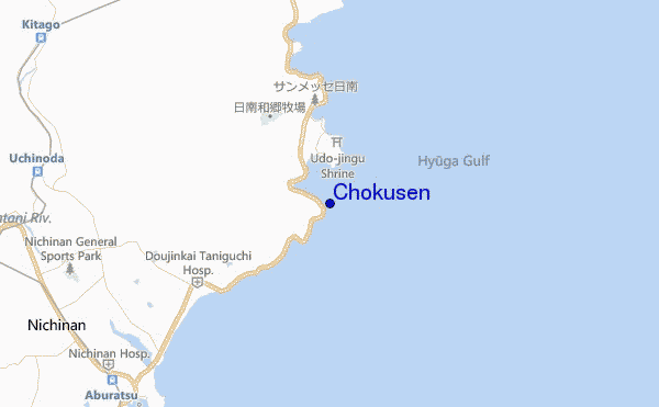 carte de localisation de Chokusen