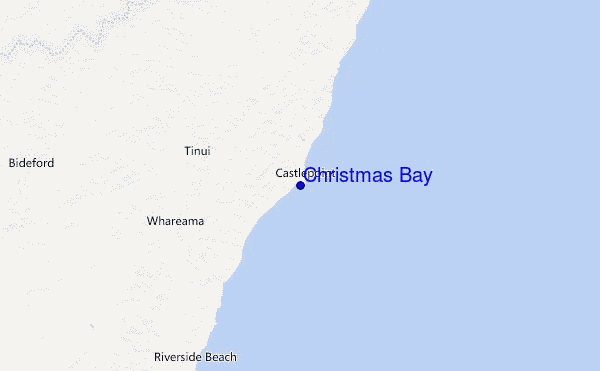 Christmas Bay Location Map