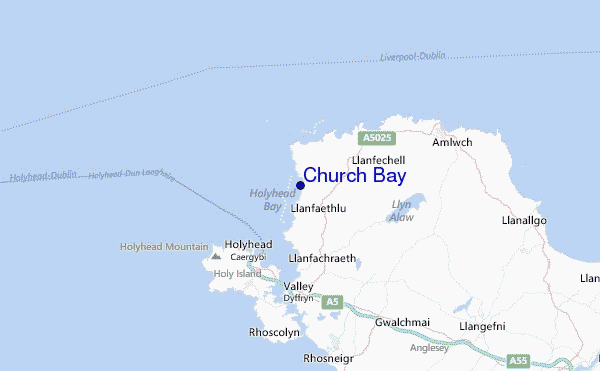 Church Bay Location Map