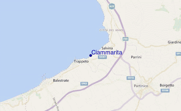 carte de localisation de Ciammarita