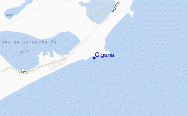 carte de localisation de Cigana