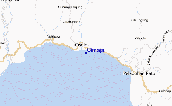carte de localisation de Cimaja