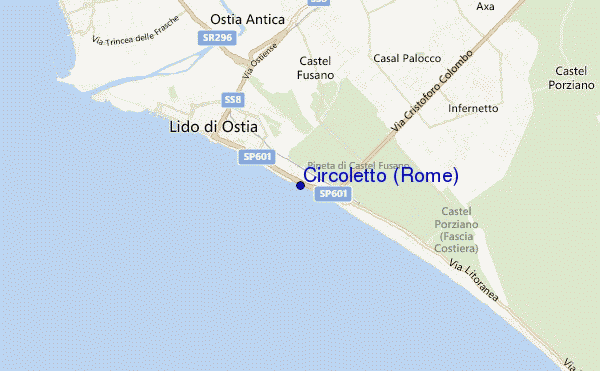carte de localisation de Circoletto (Rome)