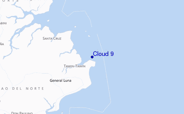 carte de localisation de Cloud 9