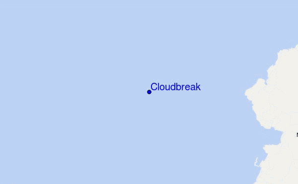 carte de localisation de Cloudbreak