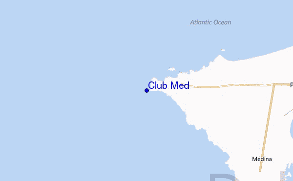 carte de localisation de Club Med