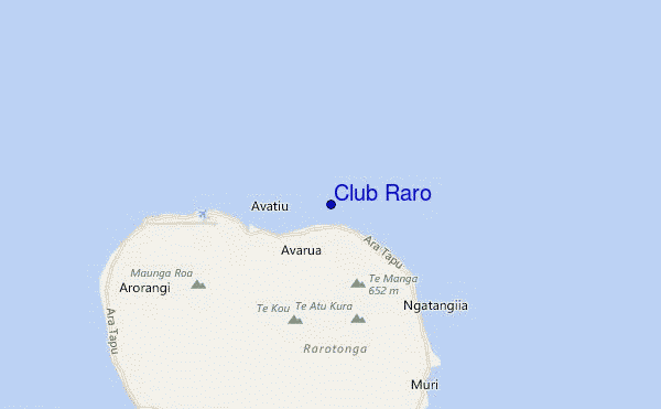 carte de localisation de Club Raro