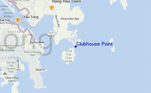 carte de localisation de Clubhouse Point