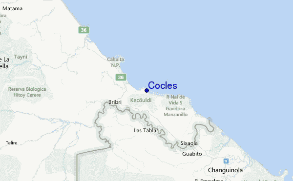 Cocles Location Map