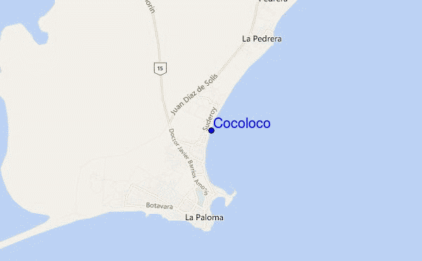 carte de localisation de Cocoloco