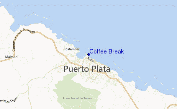 carte de localisation de Coffee Break
