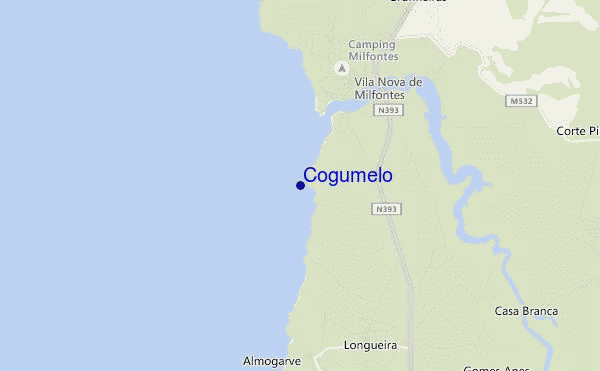 carte de localisation de Cogumelo