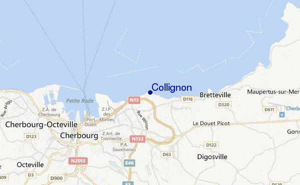 carte de localisation de Collignon