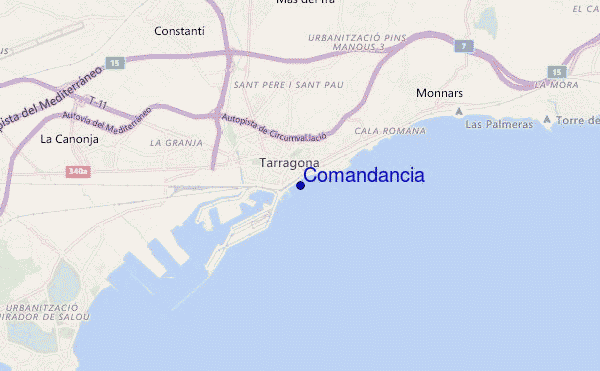 carte de localisation de Comandancia