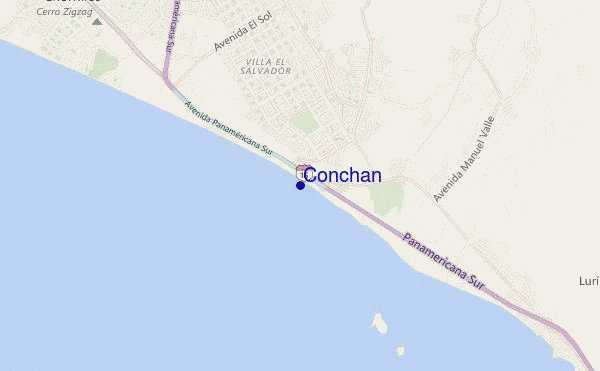 carte de localisation de Conchan