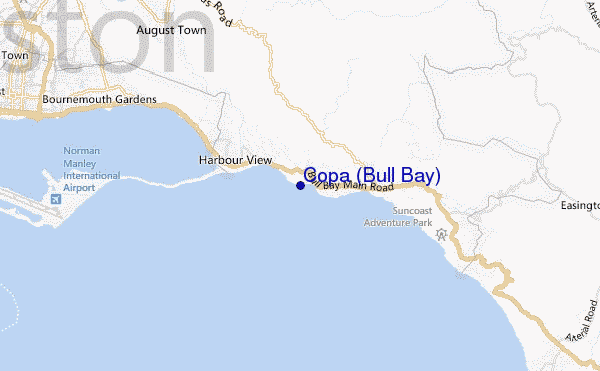carte de localisation de Copa (Bull Bay)