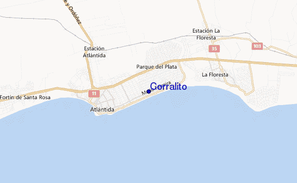 carte de localisation de Corralito