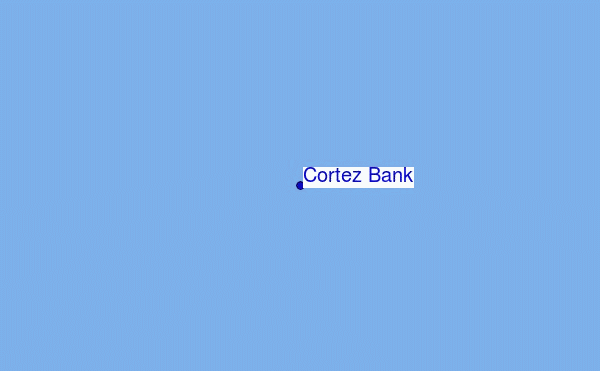 carte de localisation de Cortez Bank