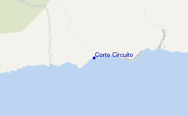 carte de localisation de Corto Circuito