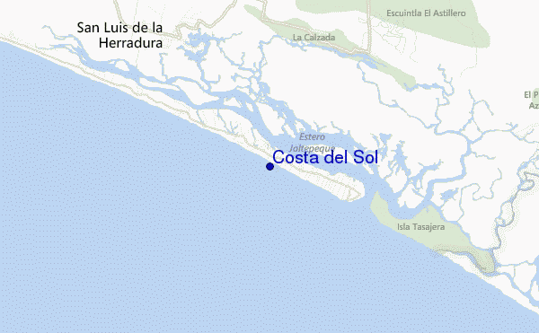 carte de localisation de Costa del Sol