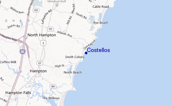 carte de localisation de Costellos