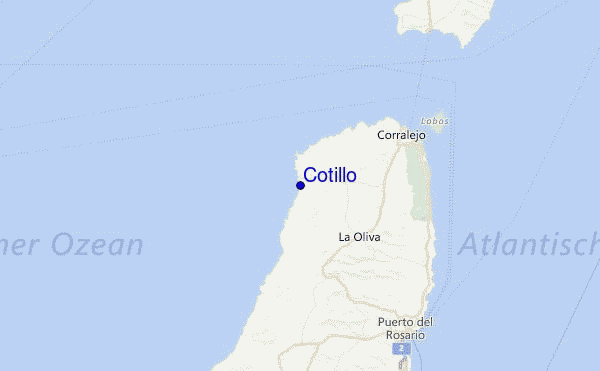 Cotillo Location Map