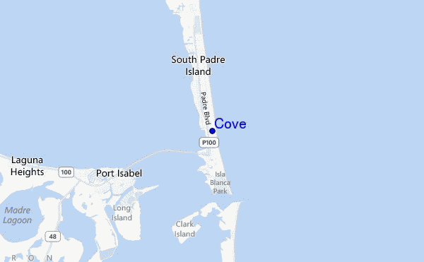 carte de localisation de Cove
