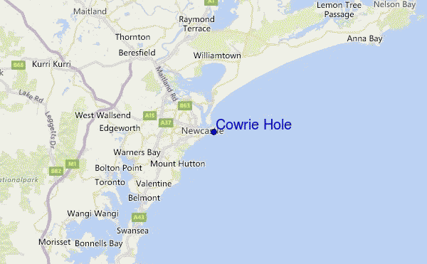 Cowrie Hole Location Map