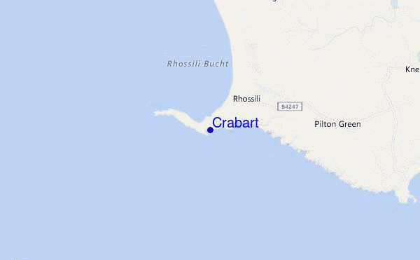 carte de localisation de Crabart