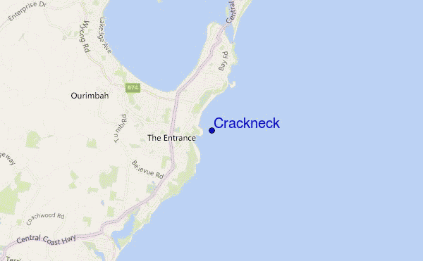 carte de localisation de Crackneck