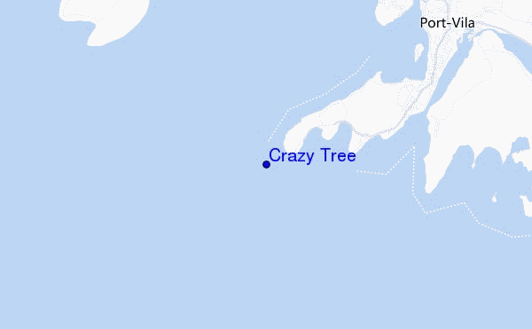 carte de localisation de Crazy Tree