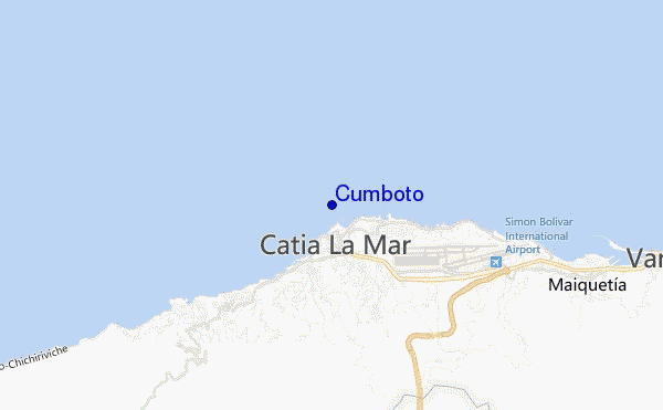 carte de localisation de Cumboto