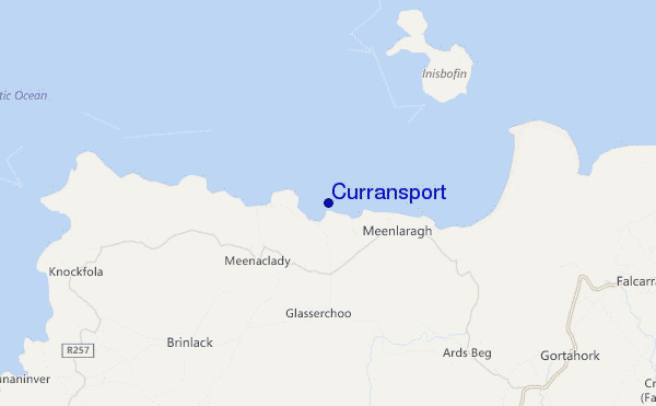 carte de localisation de Curransport