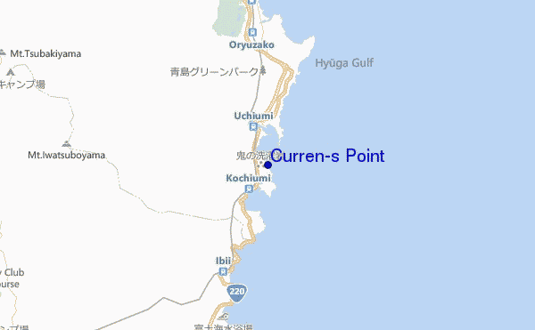 carte de localisation de Curren's Point