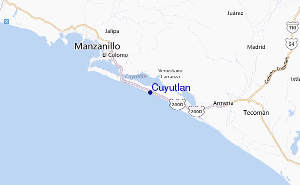Cuyutlan Location Map