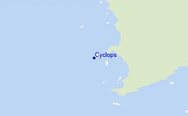 carte de localisation de Cyclops