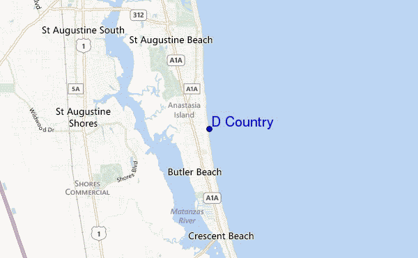 carte de localisation de D Country