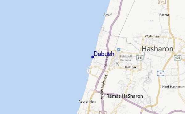 carte de localisation de Dabush