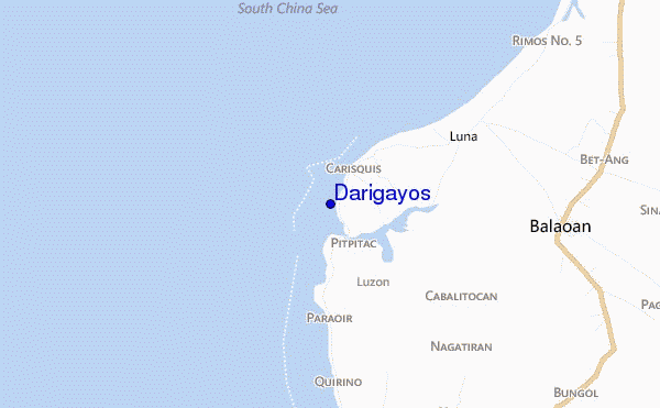 carte de localisation de Darigayos
